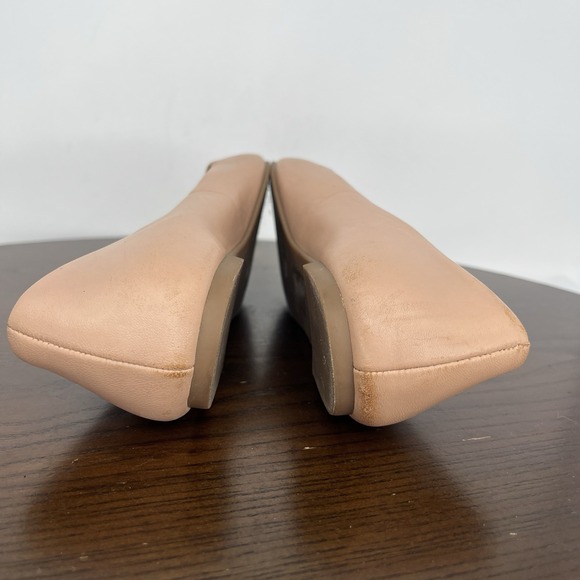Tory Burch Melinda Shoes Women's 6M Pink Nude Leather Ballet Flats Ballerina - Picture 14 of 16